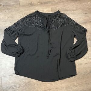 Cute lightweight Peasant blouse, Renfaire Blouse, size Large